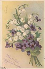 Hartelijk Gefeliciteerd 1942, Verzamelen, Ansichtkaarten | Themakaarten, Verzenden, 1940 tot 1960, Gelopen, Feest(dag)