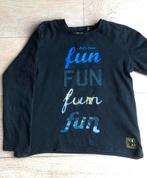 Stoere zwarte longsleeve, maat 122/128, IKKS, IKKS, Ophalen of Verzenden, Zo goed als nieuw, Shirt of Longsleeve