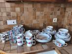 Boerenbont Servies set, Ophalen, Gebruikt, Bord(en), Aardewerk