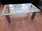 Glazen Salontafel - Modern Design, 100 tot 150 cm, Minder dan 50 cm, Rechthoekig, 50 tot 100 cm