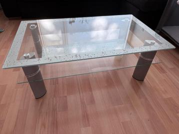 Glazen Salontafel - Modern Design beschikbaar voor biedingen