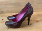 Pumps maat 40 bruin / aubergine, Kleding | Dames, Schoenen, Ophalen of Verzenden, Zo goed als nieuw, Overige kleuren