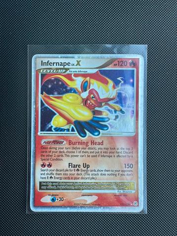 Infernape Lv. X Ultra Rare (121/130) - Pokemon Diamond/Pearl beschikbaar voor biedingen