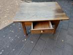 Antieke/vintage salontafel met Lade - 106x77x55cm, Antiek en Kunst, Antiek | Meubels | Tafels, Ophalen