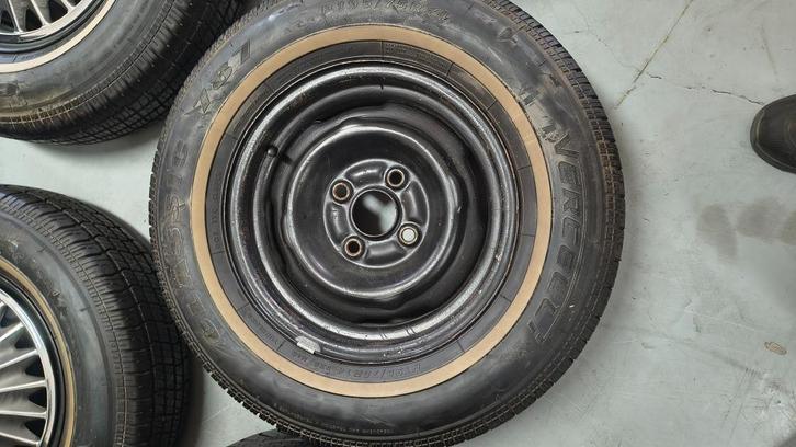 Ford Mustang stalen velgen, Auto-onderdelen, Banden en Velgen, Velg(en), Zomerbanden, 15 inch, 195 mm, Personenwagen, Gebruikt