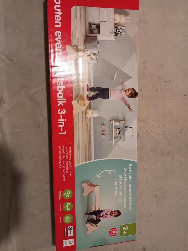 Houten evenwichtsbalk, Kinderen en Baby's, Speelgoed | Houten speelgoed, Nieuw, Ophalen