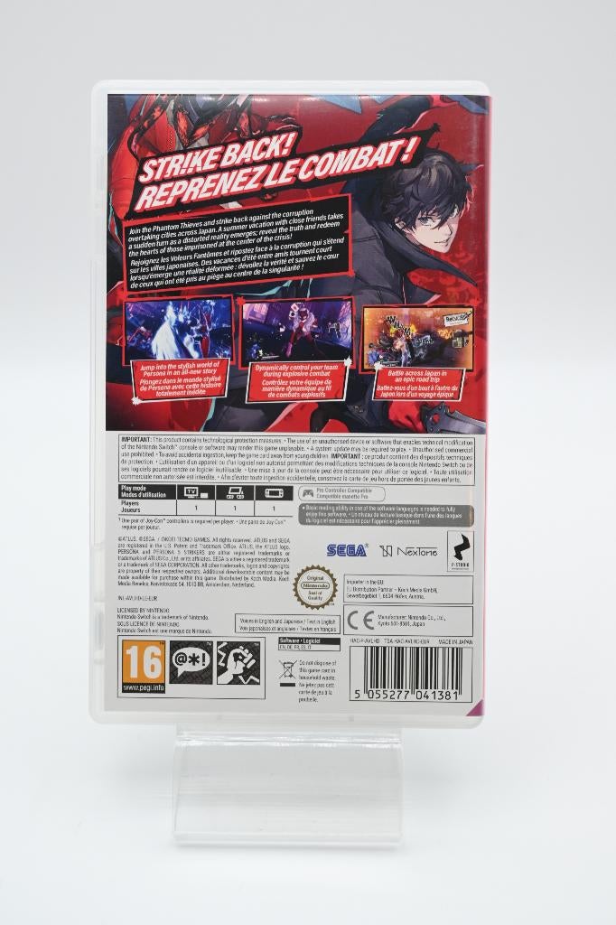 Persona 5 Strikers Nintendo Switch, 1 speler, Ophalen of Verzenden, Zo goed als nieuw, Role Playing Game (Rpg)