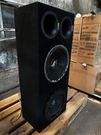 Subwooferbox 12 inch met dubbele poorten (werkt goed), Ophalen of Verzenden, Gebruikt