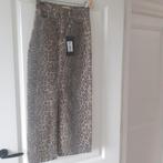 Jeans / spijkerrok met tijgerprint merk Laulia, Kleding | Dames, Rokken, Bruin, Nieuw, Ophalen of Verzenden, Maat 34 (XS) of kleiner