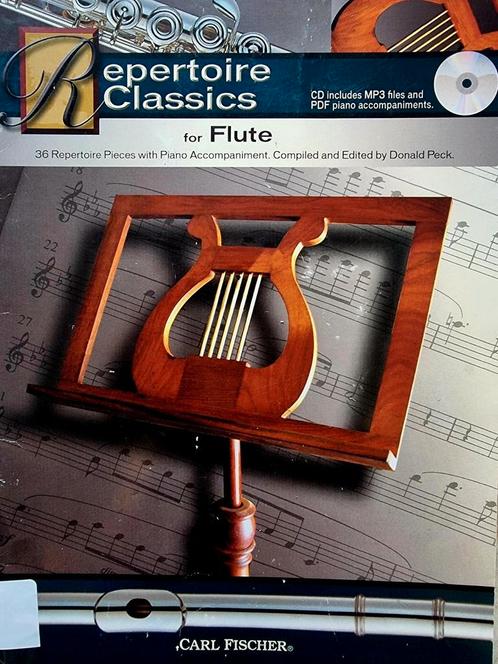 Repertoire Classics for Flute + Cd. Carl Fischer., Muziek en Instrumenten, Bladmuziek, Gebruikt, Thema, Klassiek, Piano, Dwarsfluit of Piccolo