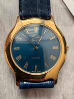Emka Genève Exception Quartz (Blue & Gold Edition) 18K gold, Sieraden, Tassen en Uiterlijk, Horloges | Antiek, Overige merken