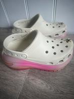 Crocs platform, Kleding | Dames, Beige, Zo goed als nieuw, Sandalen of Muiltjes, Ophalen of Verzenden