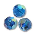 Swarovski 5000 Capri Blue AB 4mm Per Stuk € 0,35, Ophalen of Verzenden, Nieuw, Kraal