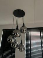 Hanglamp smoke glas 5 bollen, Ophalen, Zo goed als nieuw, Glas