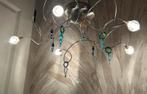 Plafondlamp Harco Loor , 5 lichts, Ophalen of Verzenden, Zo goed als nieuw, Glas, Design