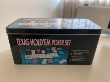 Texas Hold'em Pokerset Compleet beschikbaar voor biedingen