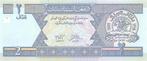 Afghanistan 2 Afghanis 2002 Unc pn 65a, Ophalen of Verzenden, Centraal-Azië, Los biljet