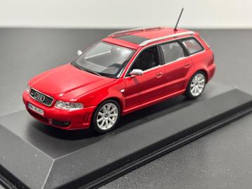 AUDI A4 RS4 AVANT rood 1/43 beschikbaar voor biedingen
