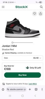 Jordan 1 Shadow Grey, Kleding | Heren, Schoenen, Overige kleuren, Nieuw, Ophalen of Verzenden, Nike Air Jordan