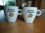 2 Douwe Egberts koffie mokjes, Ophalen of Verzenden, Zo goed als nieuw, Overige stijlen, Kop(pen) en/of Schotel(s)