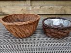 Rieten manden e.a, Mand, Rond, Ophalen of Verzenden, Zo goed als nieuw
