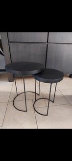 2 Bijzettafels, Ophalen, Rond