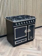 La Cornue 90cm breed Zwart + Hete lucht, Witgoed en Apparatuur, Fornuizen, 60 cm of meer, Grill, Ophalen of Verzenden, Zo goed als nieuw