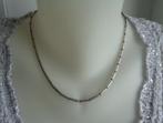 zilveren staafjes ketting van CASA [947], Verzenden, Zo goed als nieuw, Zilver, Zilver