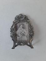 zilveren pasfotolijstje roosjes (497c), Ophalen of Verzenden