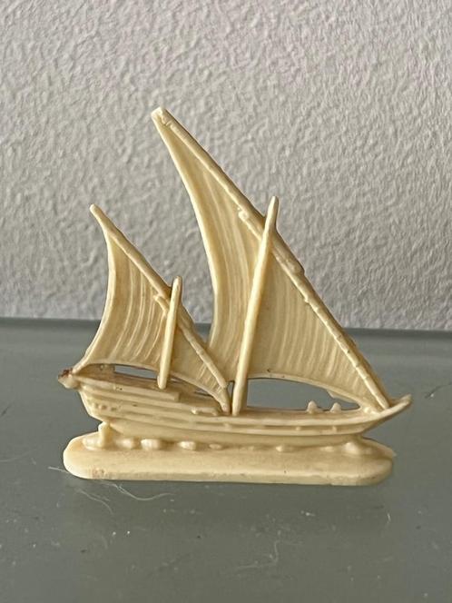 Vintage Miniatuur Bootje - Ideaal voor Letterbak of Decorati, Verzamelen, Beelden en Beeldjes, Gebruikt, Overige typen, Ophalen of Verzenden