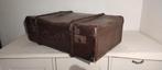 K339 VINTAGE  jaren 30 koffer van geperst karton, Sieraden, Tassen en Uiterlijk, Koffers, Overige materialen, 35 tot 45 cm, Gebruikt