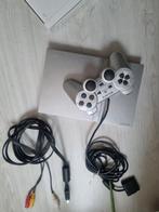 PlayStation 2 Zilver met Controller, Spelcomputers en Games, Spelcomputers | Sony PlayStation 2, Ophalen of Verzenden, Met 1 controller