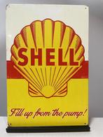 Shell metalen reclamebord (Old Look), Nieuw, Reclamebord, Ophalen of Verzenden