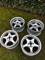 Borbet T velgen 4x100 16 inch 7.5J en 9J, Ophalen, Velg(en), 16 inch, 195 mm