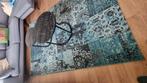 Vloer kleed 160 x 230 aqua, Huis en Inrichting, Ophalen, 50 tot 100 cm, Blauw, Rond