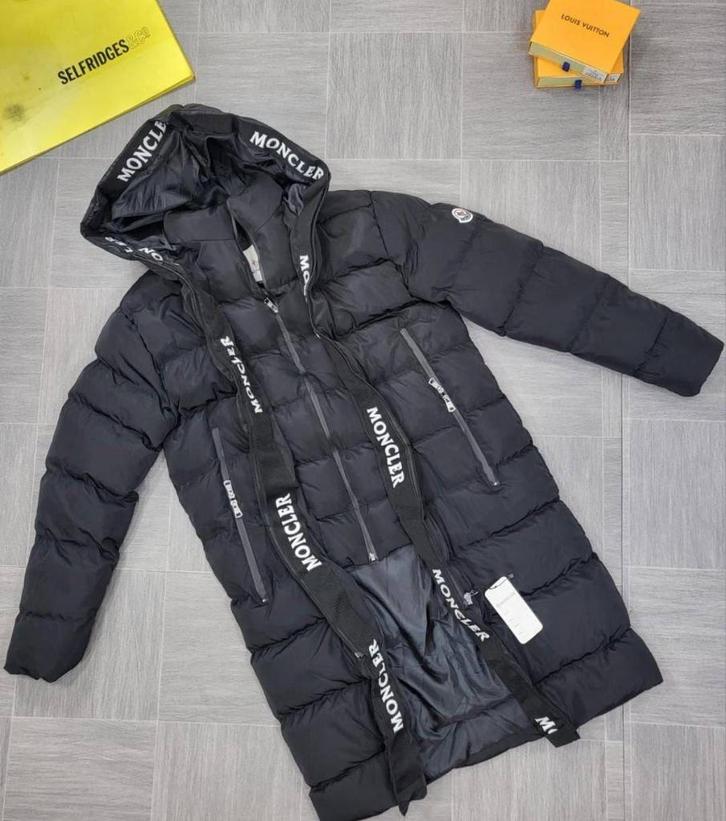 Moncler Parka Dames, Kleding | Dames, Jassen | Winter, Nieuw, Maat 34 (XS) of kleiner, Zwart, Ophalen of Verzenden