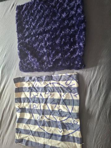 Twee leuke kussenhoesjes beschikbaar voor biedingen