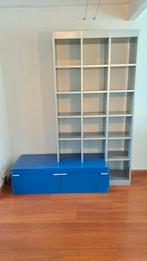 Design Pastoe kast wandmeubel blauw grijs, Ophalen, Gebruikt