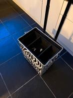 Make-up trolley met zebra print, Ophalen, Gebruikt, Zwart, Met slot