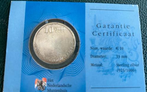 GARANTIE CERTIFICAAT Nederland 10 Euro 2004 Geboortemunt, Postzegels en Munten, Munten | Europa | Euromunten, Losse munt, 10 euro