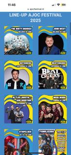 Ajoc festival vrijdag 1 ticket, Tickets en Kaartjes, Evenementen en Festivals, Eén persoon