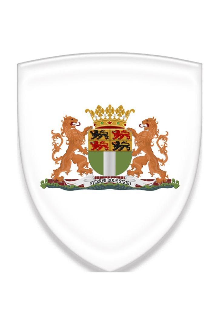 Wapen van Rotterdam 3D sticker gel. Embleem Rotterdam, Verzamelen, Stickers, Nieuw, Overige typen, Verzenden