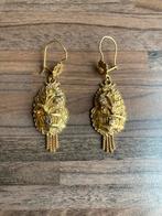 Te koop gouden mutsenbellen streekdracht klederdracht, Sieraden, Tassen en Uiterlijk, Ophalen, Zo goed als nieuw, Goud