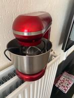 Bourgini Keukenmachine - Rood, Witgoed en Apparatuur, Keukenmixers, 4 liter of meer, 3 snelheden of meer, Ophalen of Verzenden