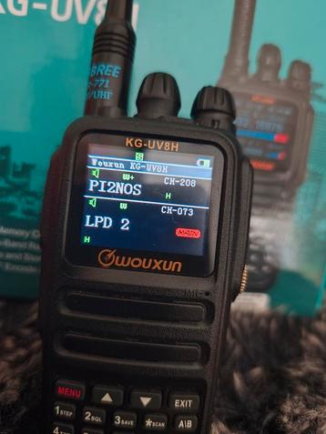 Krachtige Wouxun KG-UV8H 10 watt portofoon geprogrammeerd  beschikbaar voor biedingen