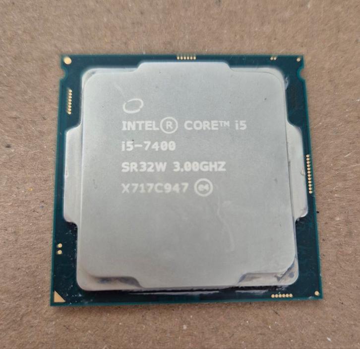 Intel Core i5-7400 CPU (4x), Computers en Software, Processors, Gebruikt, 4-core, 3 tot 4 Ghz, Ophalen of Verzenden