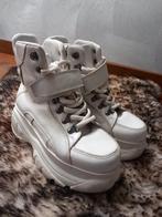 Hoge witte boots/schoenen maat 38, Wit, Lage of Enkellaarzen, Ophalen of Verzenden, Zo goed als nieuw