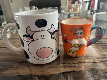 Twee leuke mokken beschikbaar voor biedingen