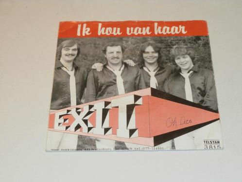 EXIT, Telstar vinyl single 3815, Cd's en Dvd's, Vinyl | Nederlandstalig, Gebruikt, Levenslied of Smartlap, Overige formaten, Verzenden