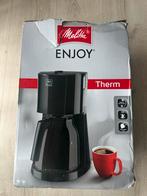 Melitta Enjoy Therm Koffiemachine - Nieuw!, Afneembaar waterreservoir, 10 kopjes of meer, Koffiemachine, Gemalen koffie
